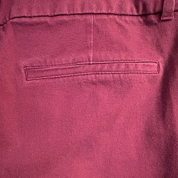 Old Navy Pixie Mid Rise Ankle Pants Purple Fuchsia - Picture 5 of 8